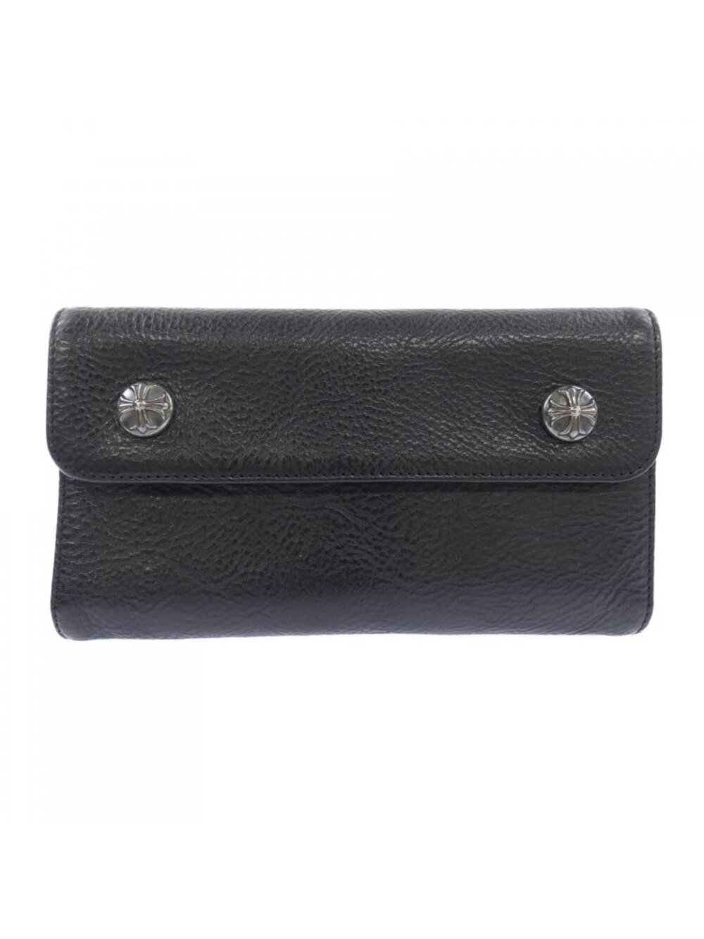 Chrome Hearts Wave Cross Btn Button 304 Wallet